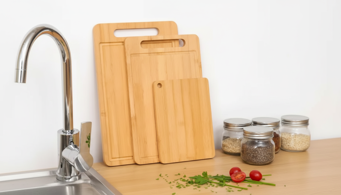 Thick Bamboo Cutting Board: Double-Sided Daily Prep Win